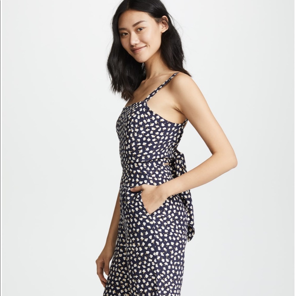 Faithfull the Brand playa jumpsuit tie in back